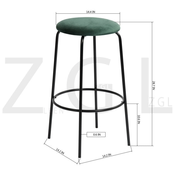 HAMER BARSTOOL DARK GREEN UKFR