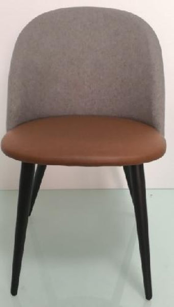 ZOMBA BROWN PU GREY FABRIC