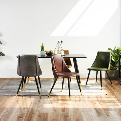 SMEG GREEN PU BLACK GOLD LEG