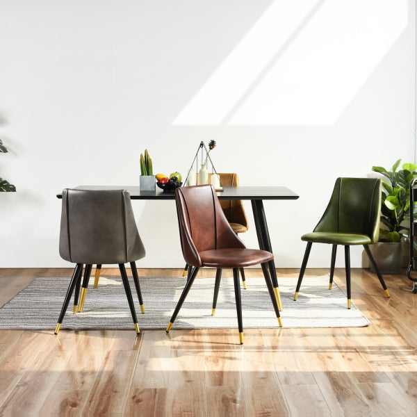 SMEG GREEN PU BLACK GOLD LEG