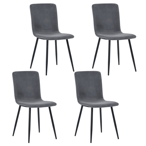 SCARGILL FROSTED VELVET GREY 2PCS