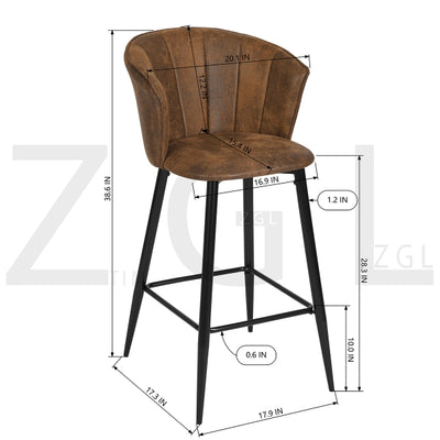 DONCIC BAR CHAIR SUEDE