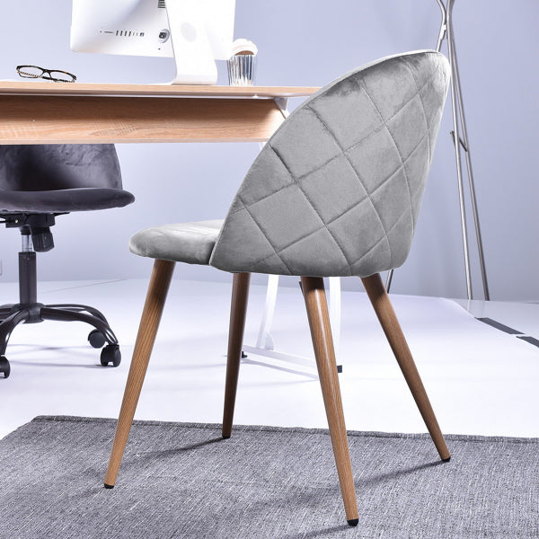 ZOMBA GREY VELVET DIAMOND KD METAL SY
