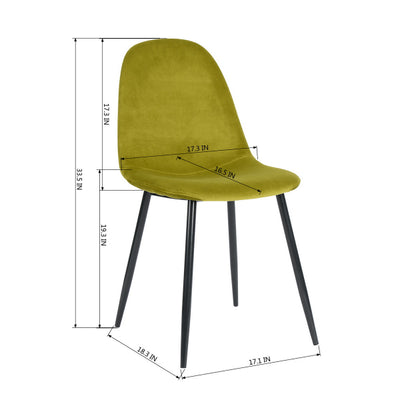 CHARLTON VELVET LIME GREEN POWDER