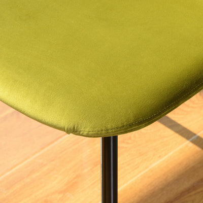 CHARLTON VELVET LIME GREEN POWDER