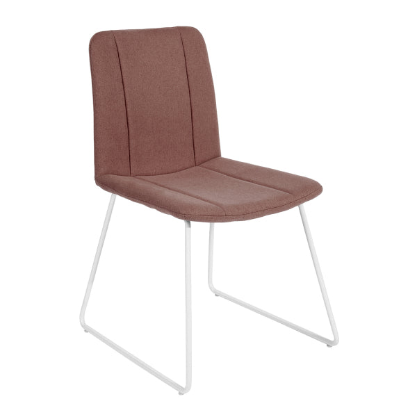 SUED DARK RED