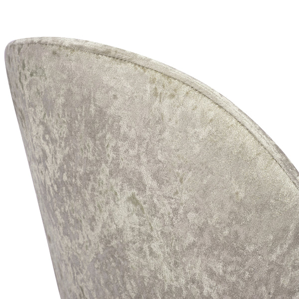 ZOMBA ICE LIGHT GREY VELVET BLACK LEG A