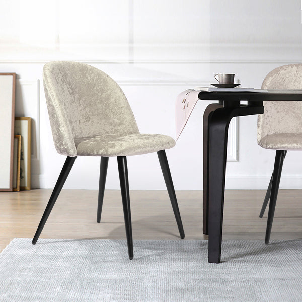 ZOMBA ICE LIGHT GREY VELVET BLACK LEG A