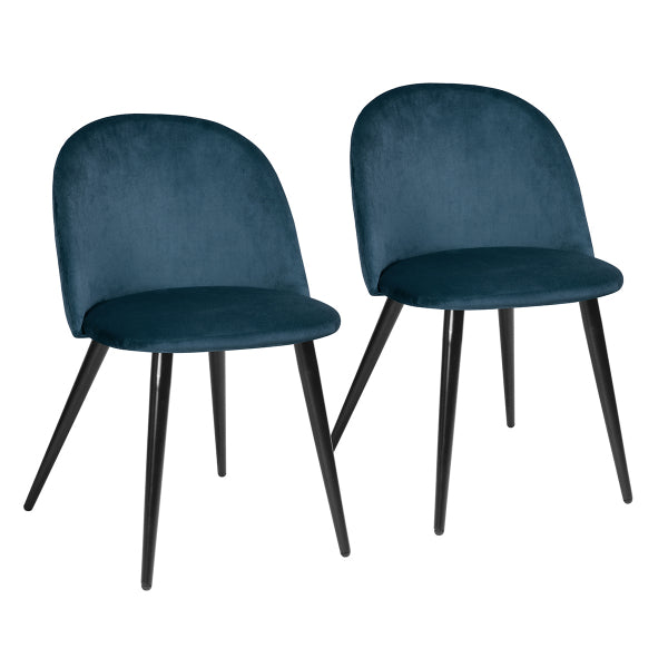 ZOMBA VELVET NAVYBLUE BLACK LEG A