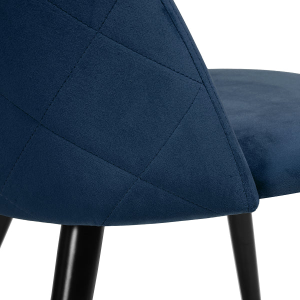 ZOMBA VELVET NAVYBLUE BLACK LEG A