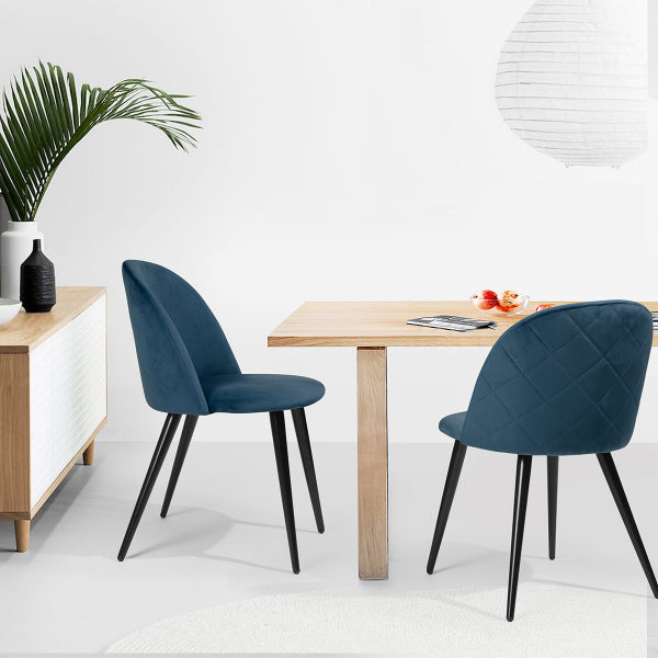 ZOMBA VELVET NAVYBLUE BLACK LEG A