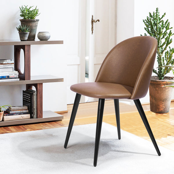 ZOMBA BROWN PU BLACK LEG