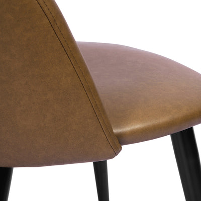 ZOMBA BROWN PU BLACK LEG