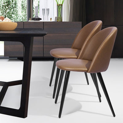 ZOMBA BROWN PU BLACK LEG