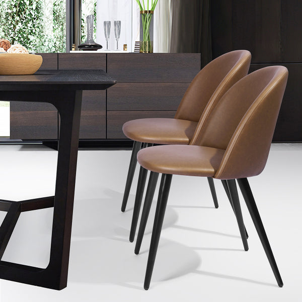 ZOMBA BROWN PU BLACK LEG