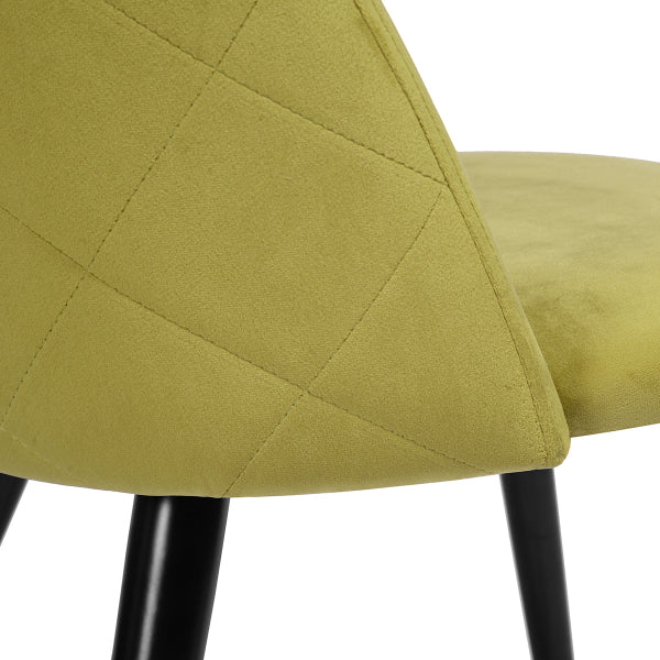 ZOMBA VELVET YELLOW BLACK LEG A