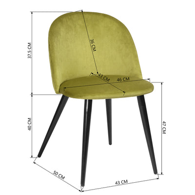 ZOMBA VELVET YELLOW BLACK LEG A