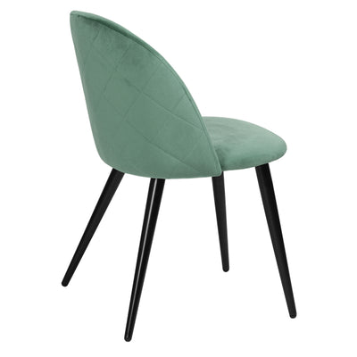 ZOMBA VELVET AQUA BLACK LEG A