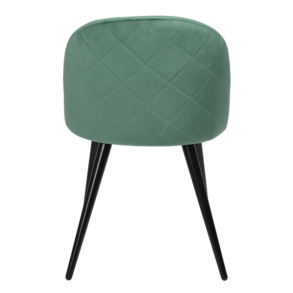 ZOMBA VELVET AQUA BLACK LEG A
