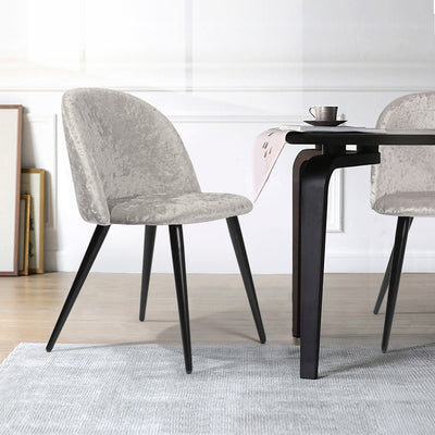 ZOMBA ICE DARK GREY VELVET BLACK LEG A