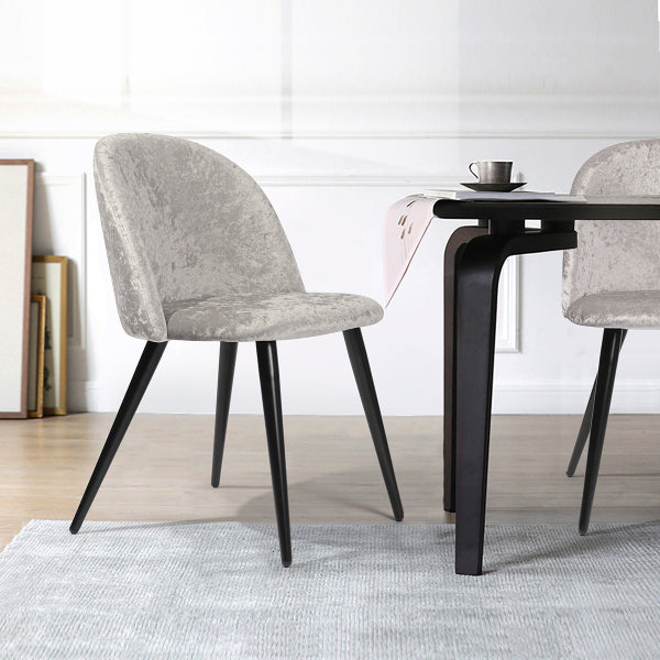 ZOMBA ICE DARK GREY VELVET BLACK LEG A