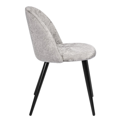 ZOMBA ICE DARK GREY VELVET BLACK LEG A