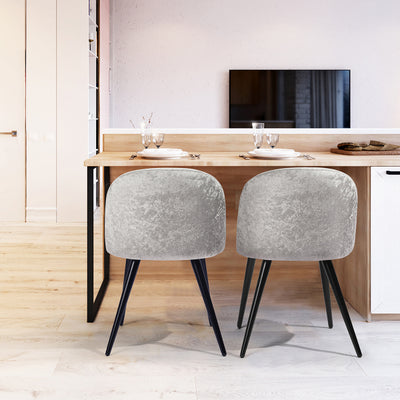 ZOMBA ICE DARK GREY VELVET BLACK LEG A