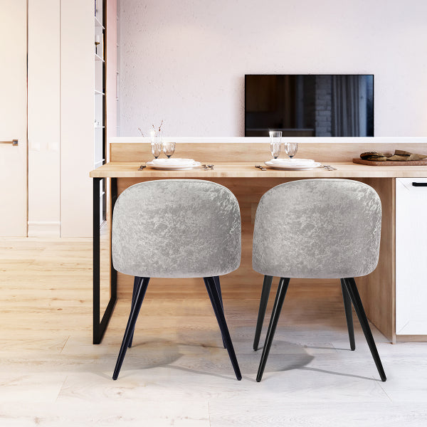 ZOMBA ICE DARK GREY VELVET BLACK LEG A