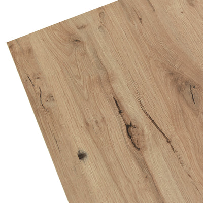 Table Basse Bicolore Noir et Marron avec Rangement Intégré et Éclairage LED RVB RAELDRULS