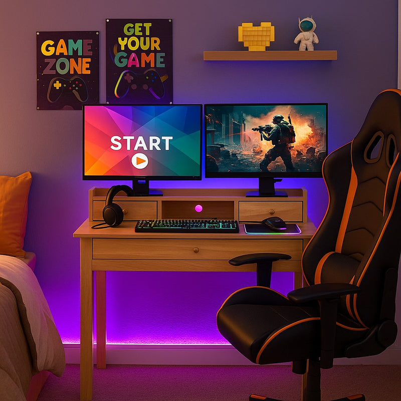 Classic wooden desk with drawers and storage DEVAKI LIGHT WOOD