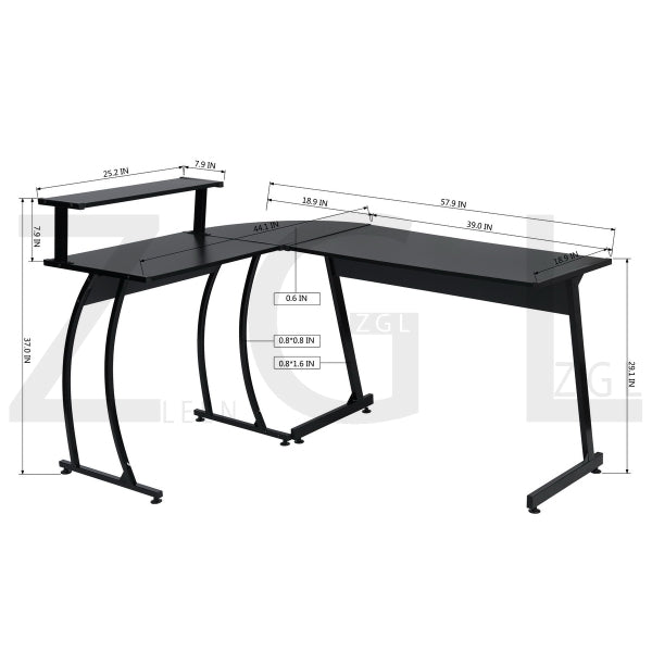 ARLETTE BLACK SHELF B