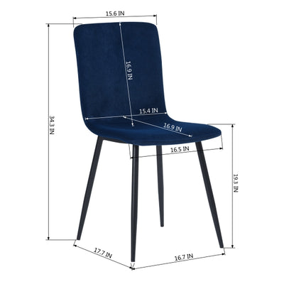 SCARGILL FROSTED VELVET BLUE