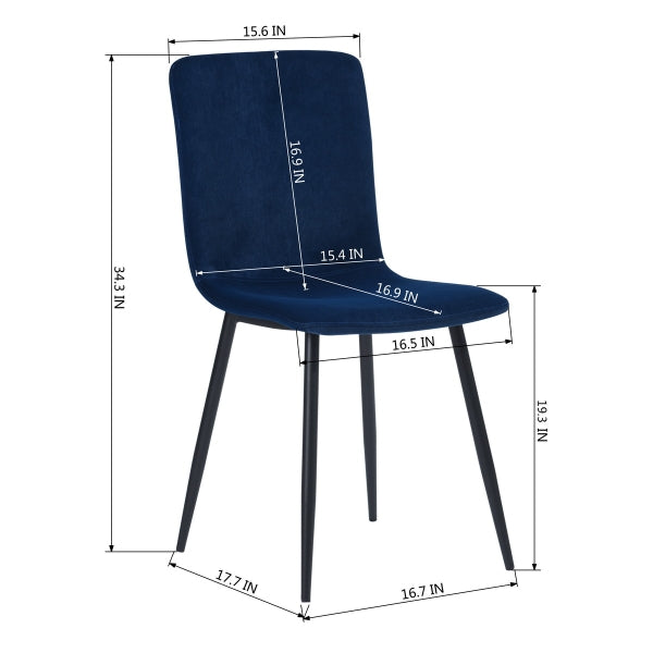 SCARGILL FROSTED VELVET BLUE