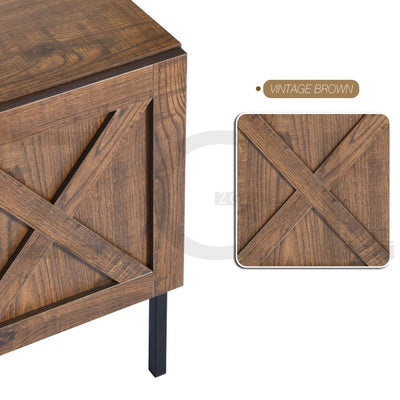 BEBOU TV STAND SMALL VINTAGE BROWN