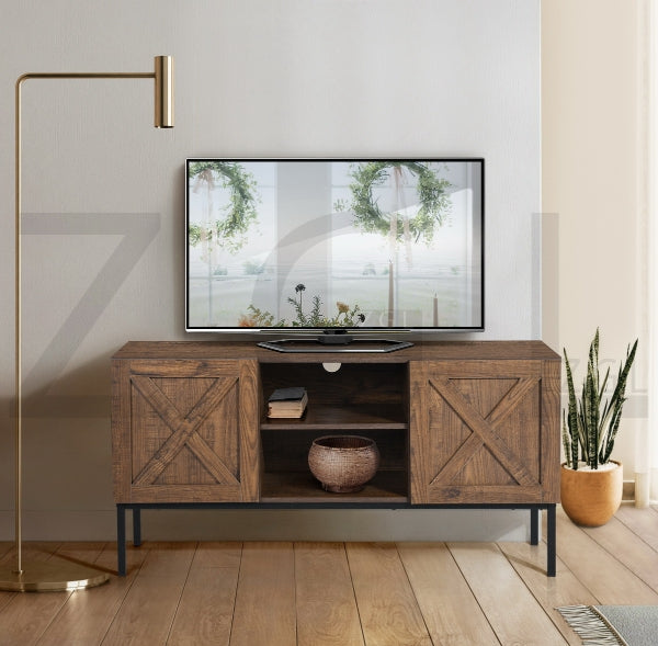 BEBOU TV STAND SMALL VINTAGE BROWN
