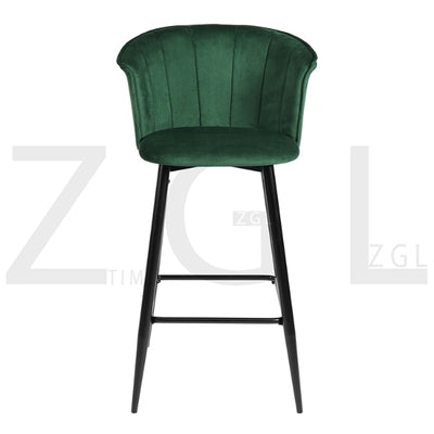 DONCIC BAR CHAIR DARK GREEN UKFR