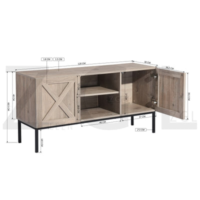 BEBOU TV STAND SMALL LIGHT GREY
