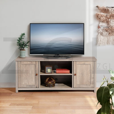 FAVRE TV STAND LONG SMALL LIGHT GREY