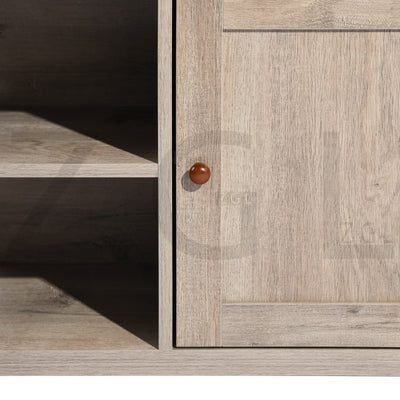 FAVRE TV STAND LONG SMALL LIGHT GREY