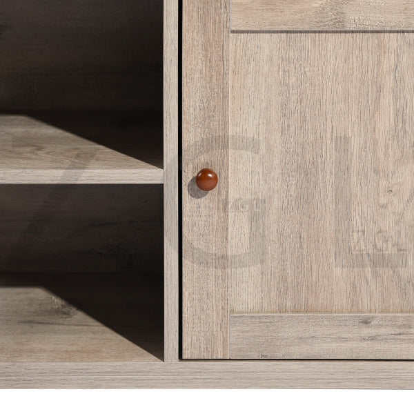 FAVRE TV STAND LONG SMALL LIGHT GREY