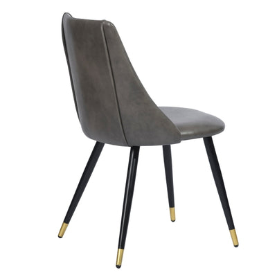 SMEG GREY PU BLACK GOLD LEG