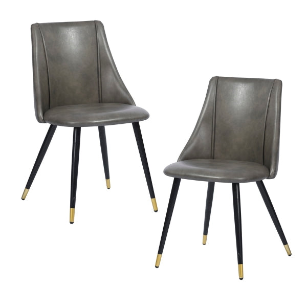 SMEG GREY PU BLACK GOLD LEG
