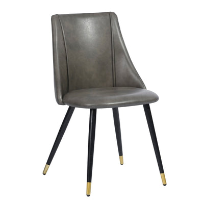 SMEG GREY PU BLACK GOLD LEG
