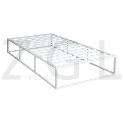 DANKE 1M METAL BED WHITE