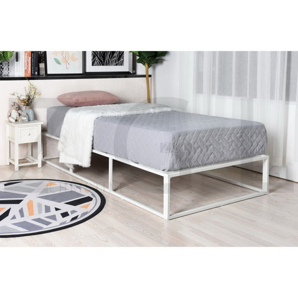 DANKE 1M METAL BED WHITE