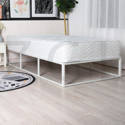 DANKE 1M METAL BED WHITE