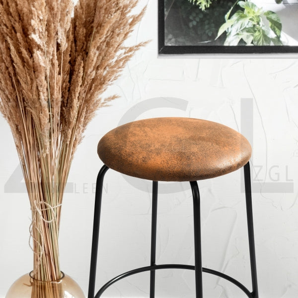 HAMER BARSTOOL SUEDE BROWN
