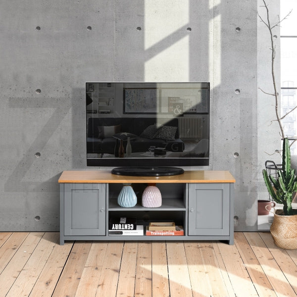 FAVRE TV STAND LONG GREY
