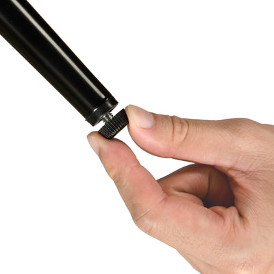 Set of 2 industrial style black PU swivel bar stools with white stitching 67Hcm CHARLTON COUNTER BLACK PU BLACK LEG 2PCS (Copy)