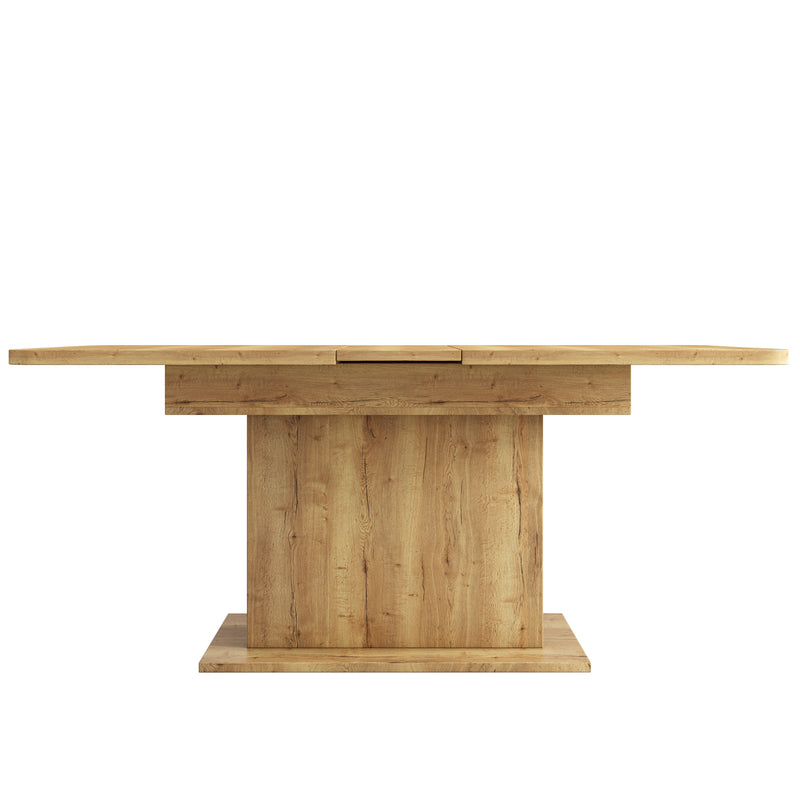 Table à Manger Extensible Multifonctionnelle au Design Moderne et Élégant – Bois Naturel DRUUKIED WOOD
